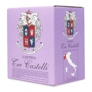 Boxwine Bag in Box personalizzato 5 litri Tre Castelli